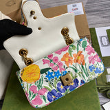 Front view of statement elevated women's handbag – women's luxury handbag