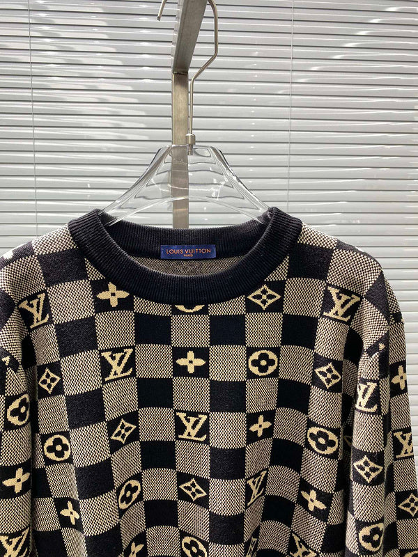 Side profile of Louis Vuitton luxury clothing with contemporary cut