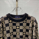 Side profile of Louis Vuitton luxury clothing with contemporary cut