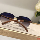 Close-up detail view of Cartier unisex sunglasses