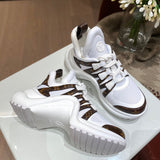 Louis Vuitton White Slingback Heels - Angled View