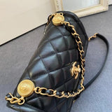 Zivas Charm Versatile Design Fashion Handbag (Signature Shape & Finish) – Interior View