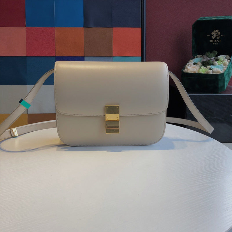 Front view of statement refined women's handbag – women's statement bag