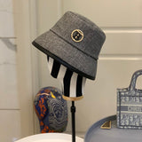 Close-up detail view of Burberry unisex cap