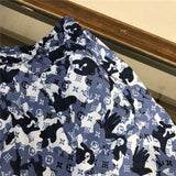 Close-up detail shot of Louis Vuitton cotton t-shirt with runway-inspired design