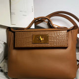  sophisticated structured bag detail view showing craftsmanship