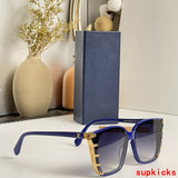 Lifestyle view of Louis Vuitton unisex sunglasses