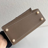 Close-up detail of contemporary bag design