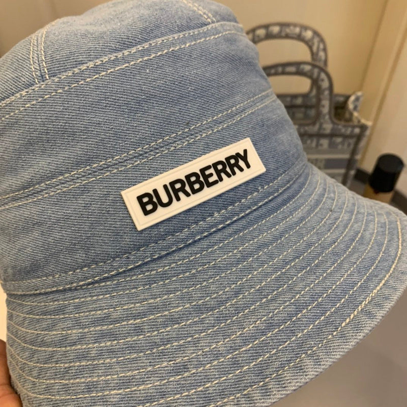 Front view of Burberry unisex cap
