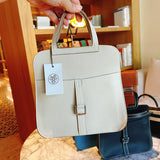 Close-up detail of balanced bag design