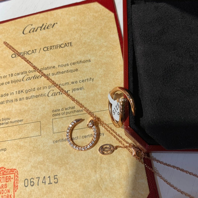 Lifestyle view of Cartier unisex jewelry piece