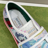 Gucci neutral cream luxury sneakers view 4 minimalist modern build