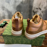 Gucci classic monochrome luxury sneakers view 5 low-top design