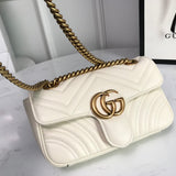 Front view of chic statement women's handbag – women's designer-style accessory