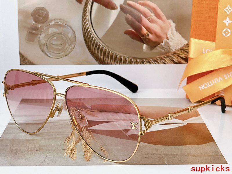 Angled view of Louis Vuitton unisex sunglasses