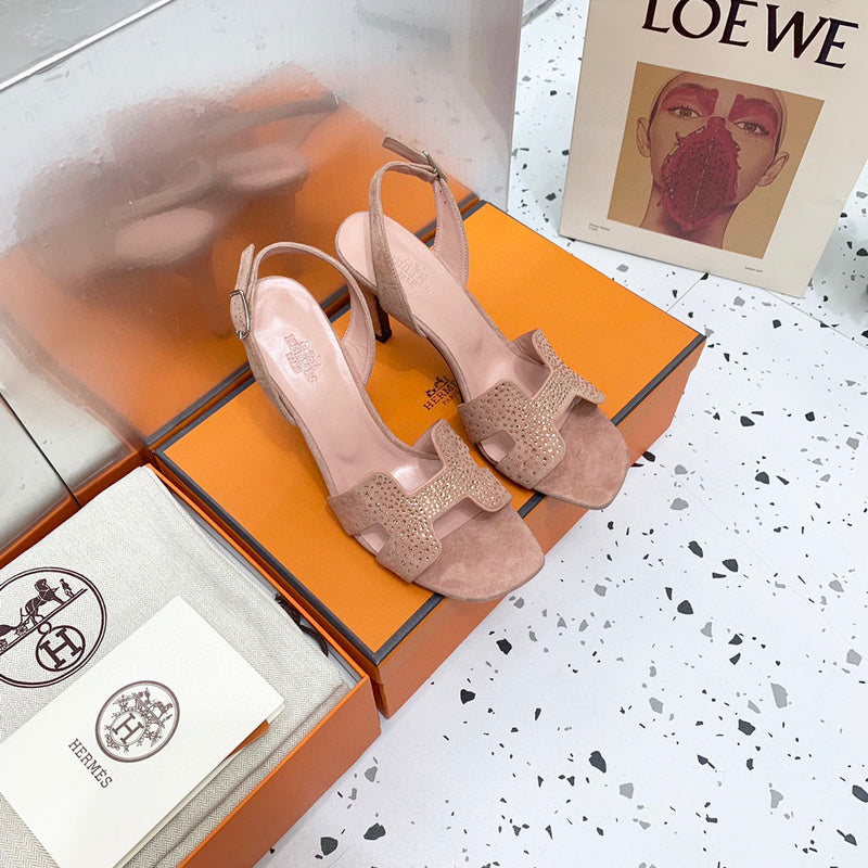 Hermes sandals Style 138 - front view, luxury comfort fit