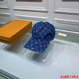 Close-up detail view of Louis Vuitton unisex cap