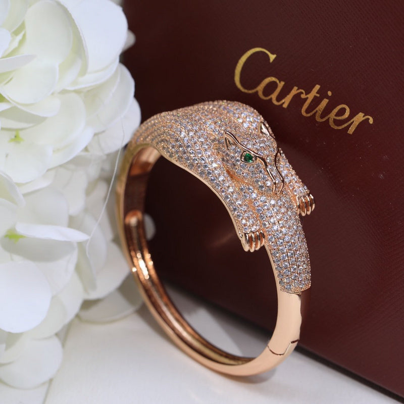 Front view of Cartier unisex jewelry piece