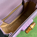 Close-up detail of statement premium women's handbag – women's luxury handbag