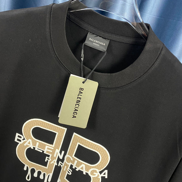 Balenciaga t-shirt close-up — premium authentic designer style