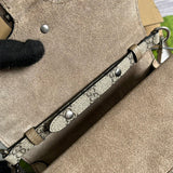 Close-up detail of chic polished women's handbag – women's designer-style accessory