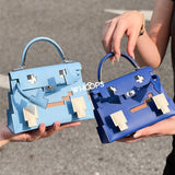 Close-up detail of modernist bag design