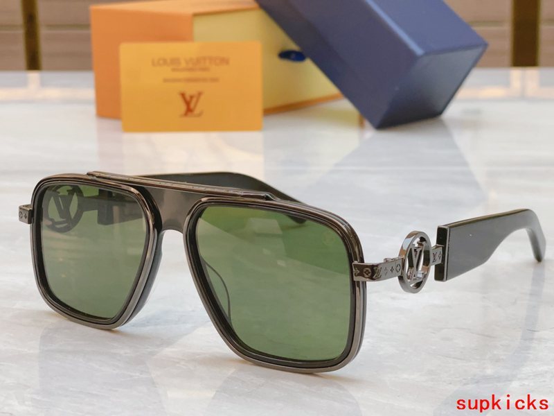 Front view of Louis Vuitton unisex sunglasses