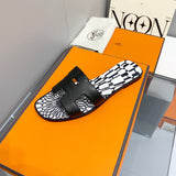 Hermès Tan Platform Sandals - Lifestyle Styling Shot