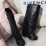 Givenchy Black Chunky Platform Sneakers - Detail Shot of Craftsmanship