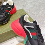 Gucci sneakers detailed view showing premium designer craftsmanship