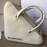 Classic Vegan Leather Handbag - Understated Luxury Look | Women's Everyday Carry Handbag #903 - side angle view (image 2) of designer-inspired handbag