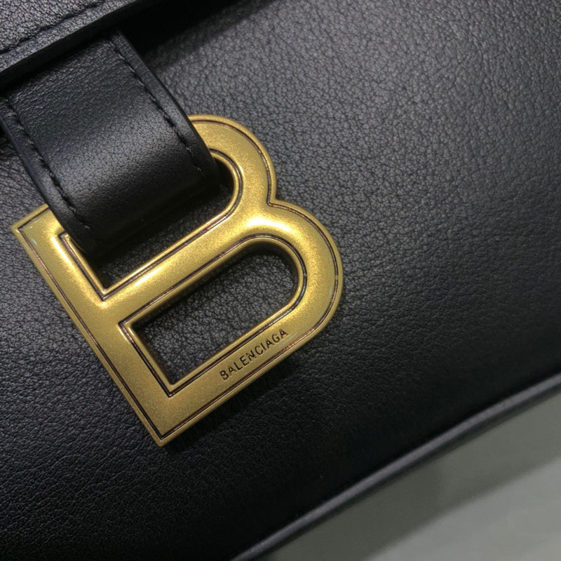Structured Faux Leather Handbag - Modern Structured Build | Women's Everyday Carry Handbag #528 - hardware and detail close-up (image 5) of designer-inspired handbag