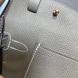  clean-lined carryall bag styled with outfit 24