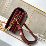 Close-up detail of polished structured women's handbag – women's everyday handbag