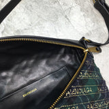 Polished Vegan Leather Handbag - Sleek Minimalist Lines | Women's Fashion Handbag #732 - alternate angle view (image 8) of designer-inspired handbag