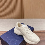 Gucci clean off-white luxury sneakers view 7 padded collar comfort