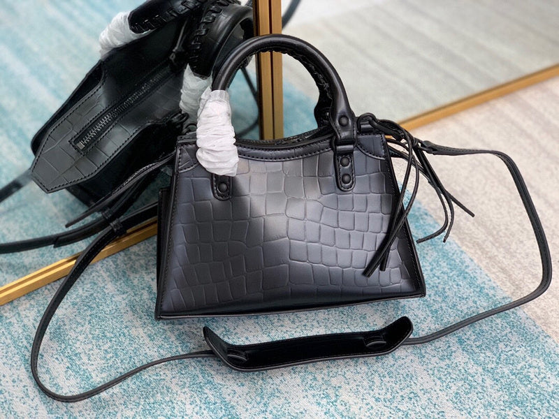 Polished Premium PU Leather Handbag - Refined Silhouette | Women's Designer-Inspired Purse #668 - back view (image 4) of designer-inspired handbag