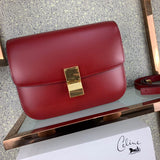Side profile of sleek refined women's handbag – women's everyday handbag