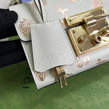 Styled lifestyle shot of statement polished women's handbag – women's everyday handbag