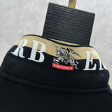Close-up of Burberry designer clothing craftsmanship