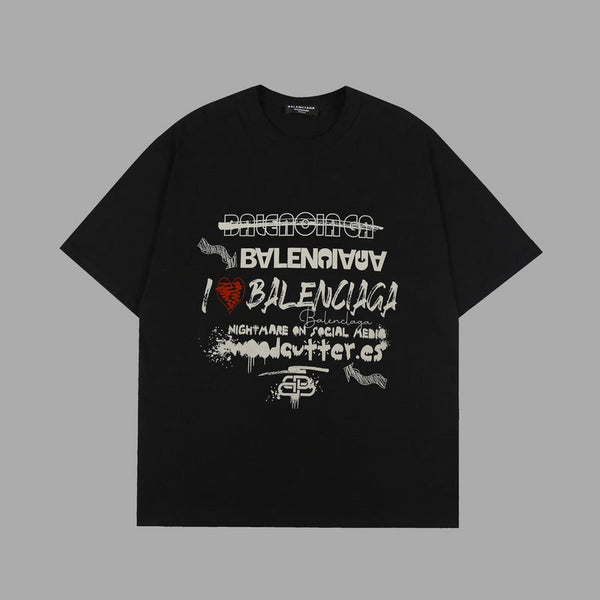 Balenciaga t-shirt detail view — premium authentic designer style