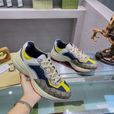Gucci bold contrast luxury sneakers view 5 minimalist modern build