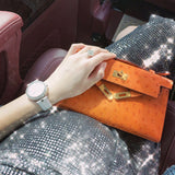 Interior view of sculpted premium bag