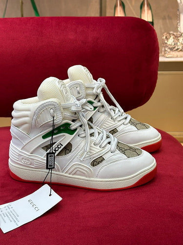 Gucci stone beige luxury sneakers view 11 classic court silhouette