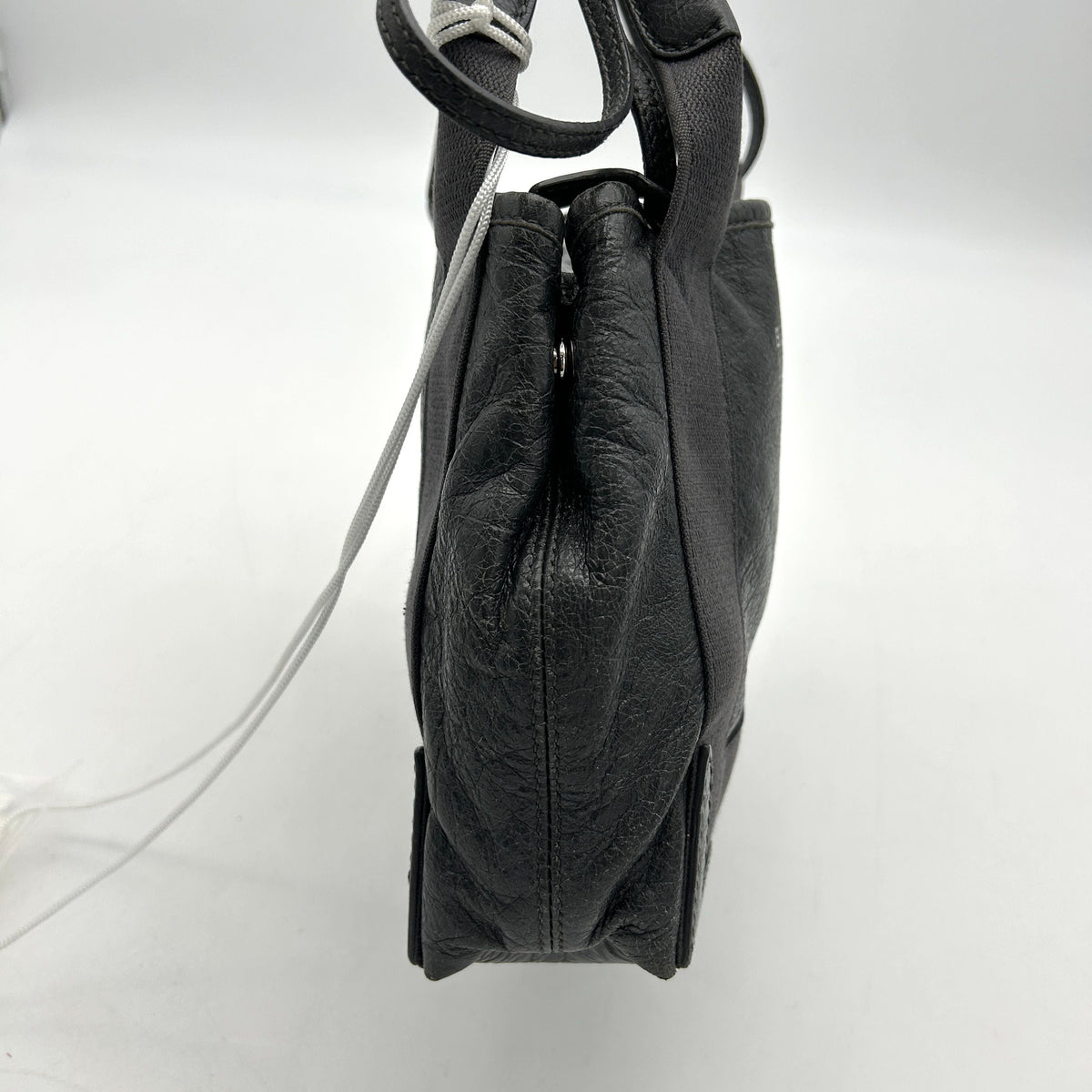 Balenciaga Agneau XS Cabas Tote Anthracite | Luxury Canvas Tote Bag