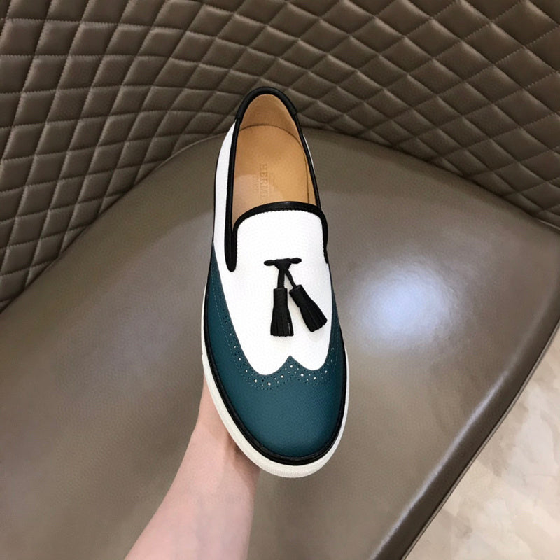Hermès Nude Chelsea Boots - Side Profile View