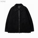 Side profile of Louis Vuitton luxury clothing with signature branding