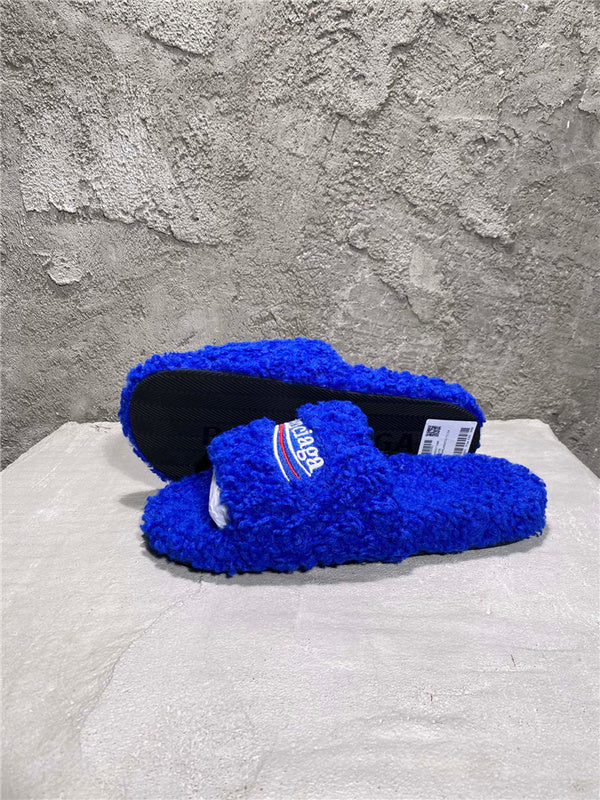 Balenciaga White Espadrille Wedge Sandals - Close-Up Texture View