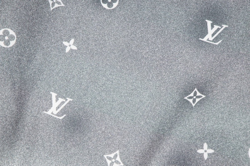 Side profile of Louis Vuitton luxury clothing with runway-inspired design