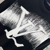 Flat lay presentation of Louis Vuitton luxury clothing with relaxed-fit cut